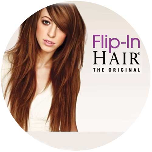 Flip-in Hair extensions